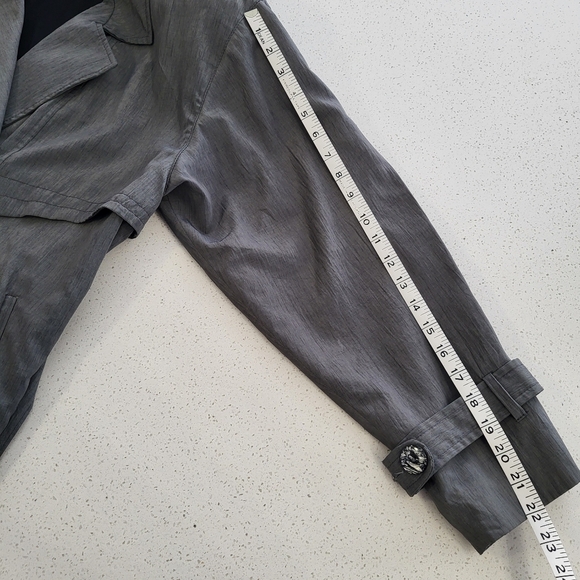 Vintage 80s Designer Irving Posluns Trench Coat - Picture 13 of 15